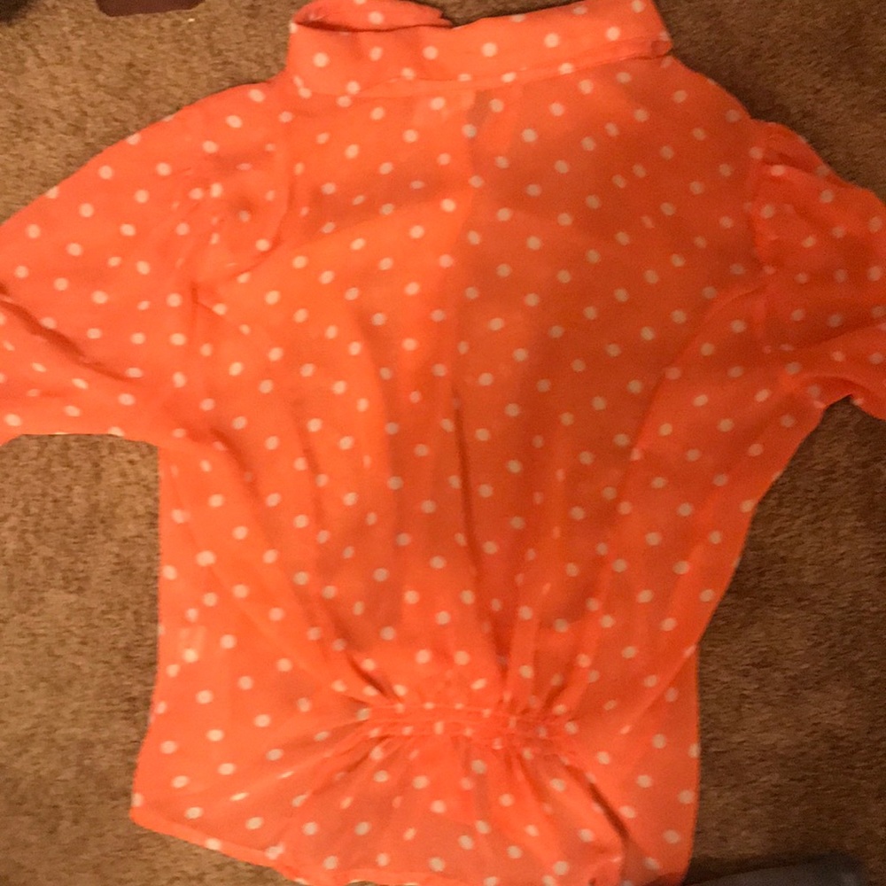 Polka dot button down ๐๐๐ - Picture 6 of 6